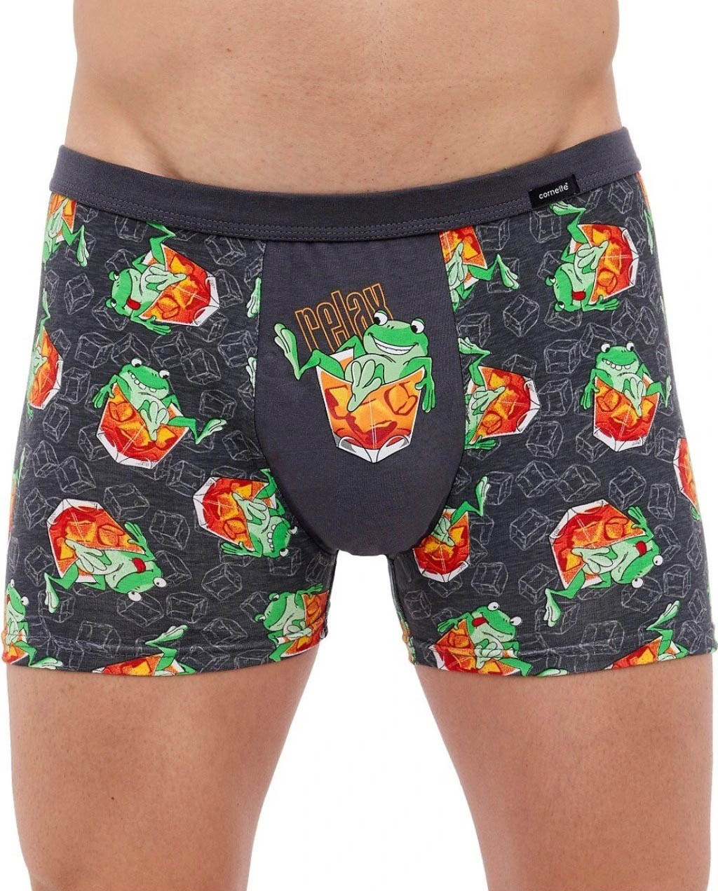 Boxerky Cornette Tattoo 280/233 Relax Farba: Sivá, Veľkosť: XL