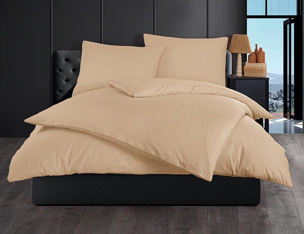 Bavlnené obliečky Color Béžové