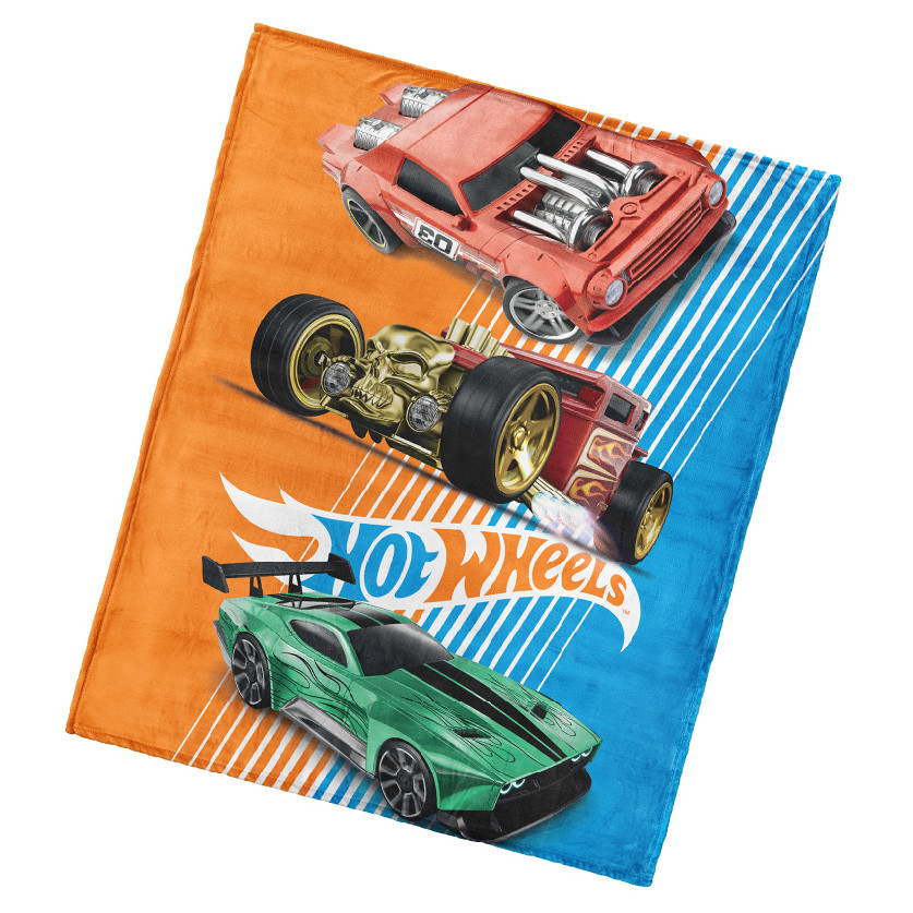 Detská deka Hot Wheels Retro 130x160 cm