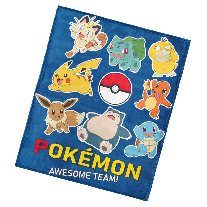 Detská deka Pokémon Pripravení na boj 130x160 cm
