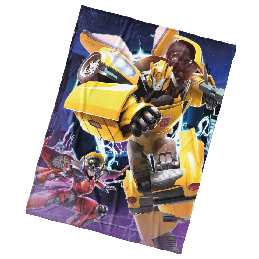 Detská deka Transformers Bumblebee a Windblade 150x200 cm