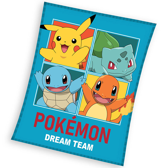 Detská deka Pokémon Tím Snov 130x160 cm