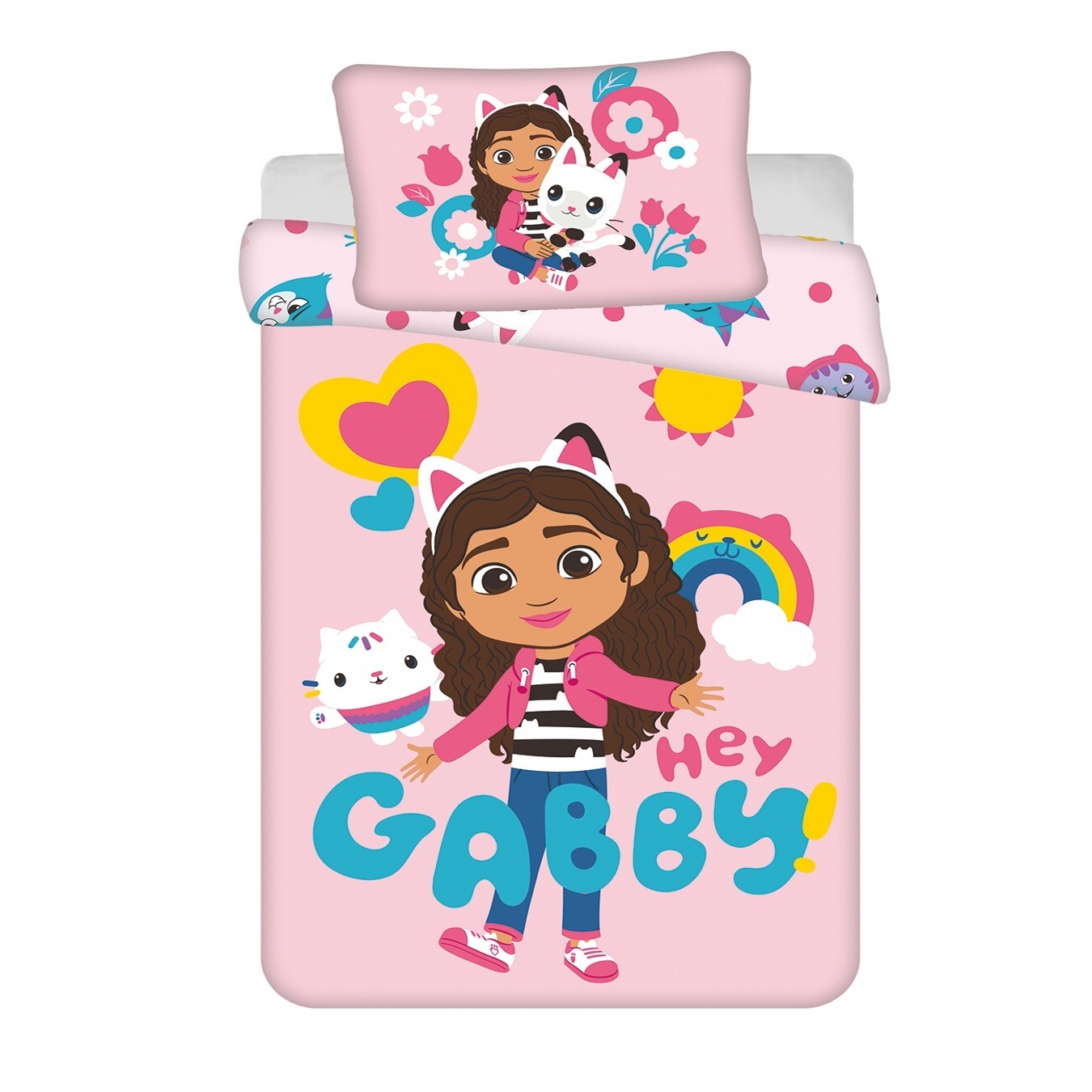 Obliečky do postieľky Gabbys Dollhouse baby Varianta: Gabbys Domček pre bábiky 100x135, 40x60 cm