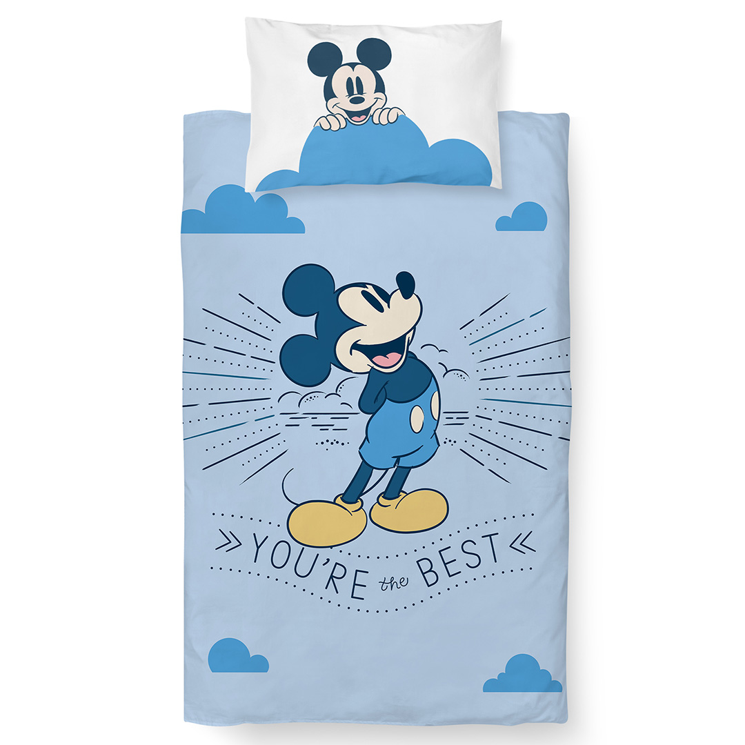 Posteľná bielizeň do postieľky Mickey Mouse You're the Best
