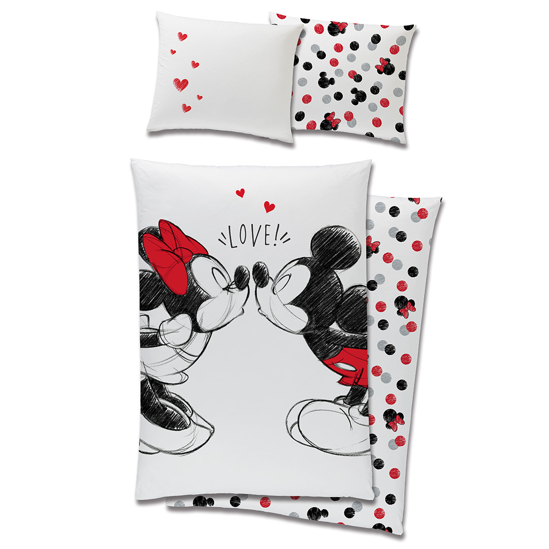 Detské obliečky Minnie a Mickey Mouse Love