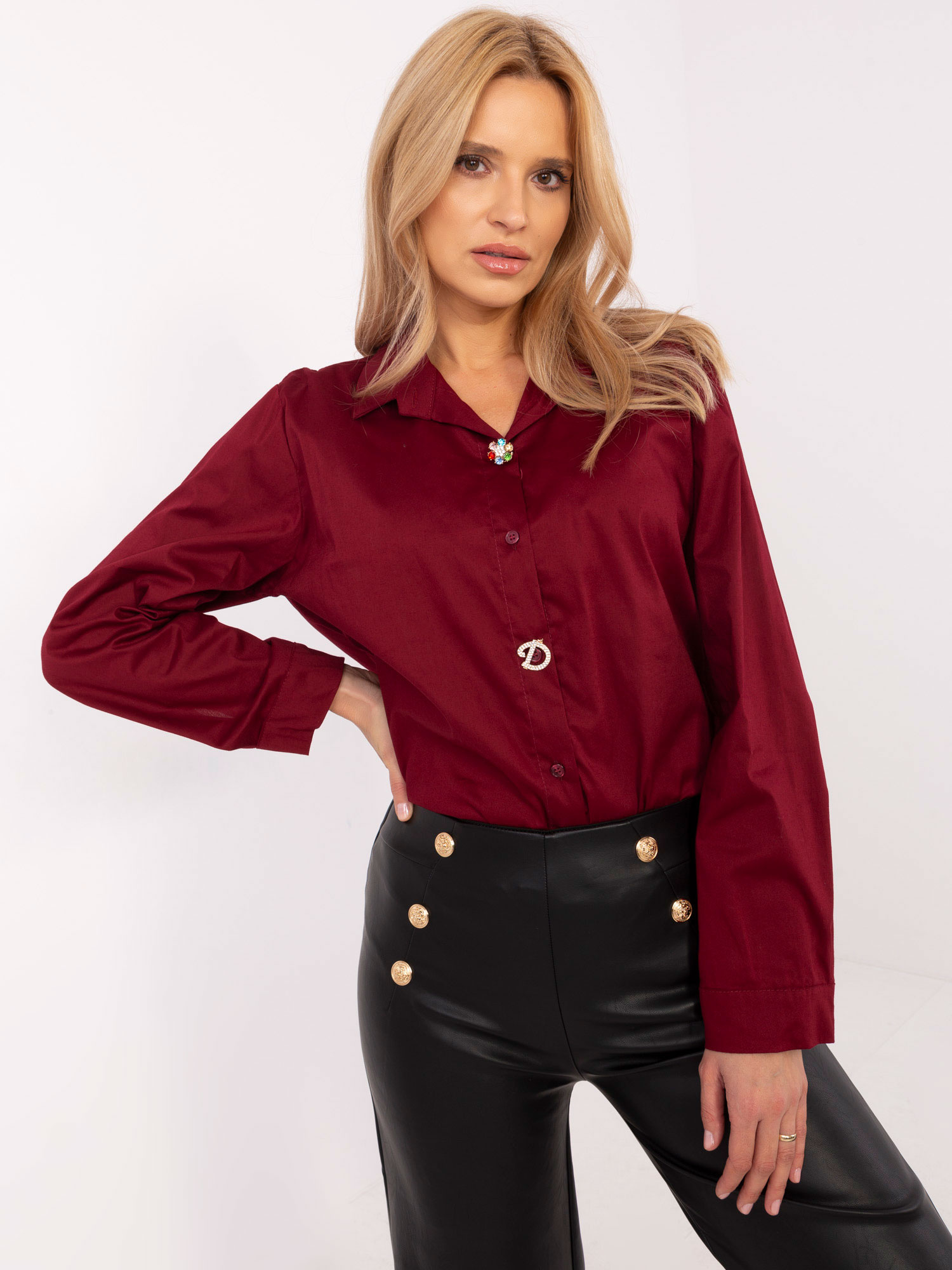 Košeľa DHJ-KS-20132.04P ITALY MODA Farba: Biela, Veľkosť: UNI