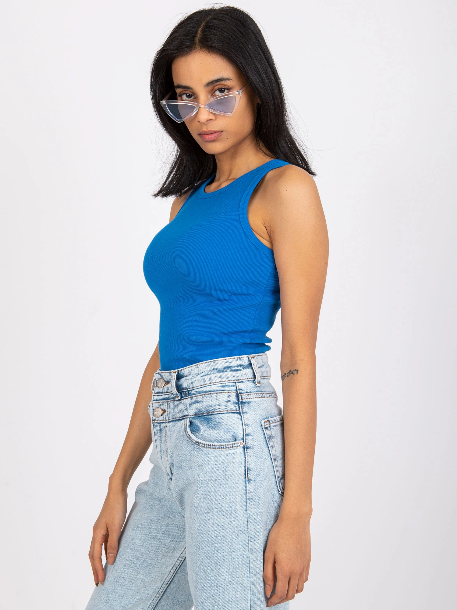 Tielko RV-TP-7534.21P RUE PARIS - výpredaj Farba: Modrá, Veľkosť: XS