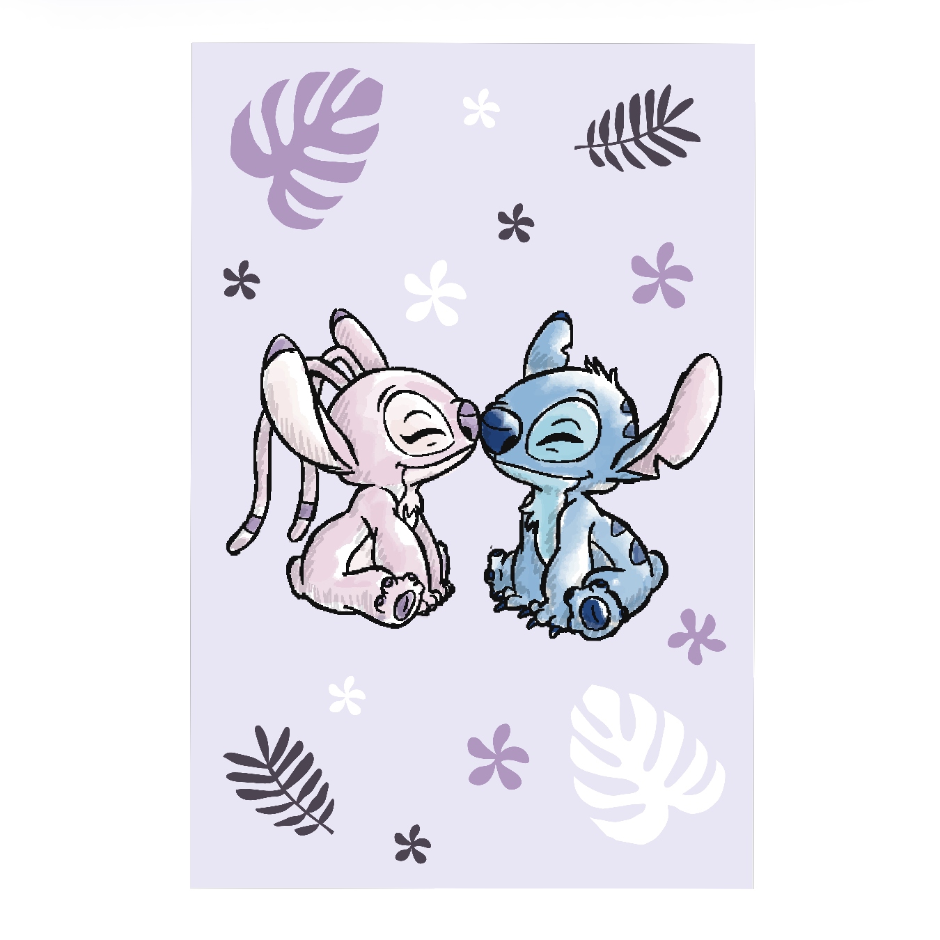 Detská fleecová deka Lilo a Stitch Purple Varianta: Detská fleecová deka Lilo a Stitch Purple 100x150 cm