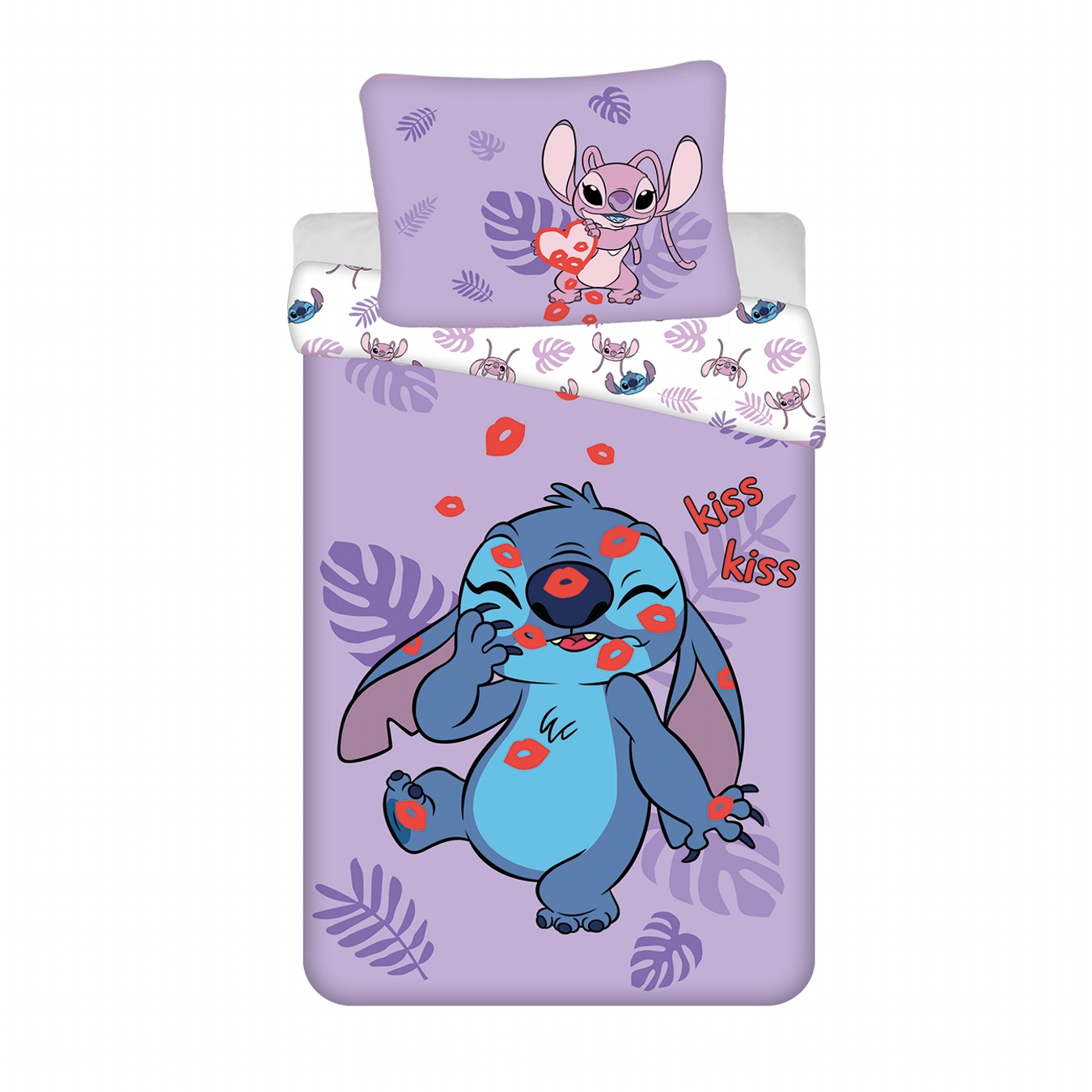 Obliečky Lilo a Stitch Kiss Varianta: Obliečky Lilo a Stitch Kiss 140x200, 70x90 cm