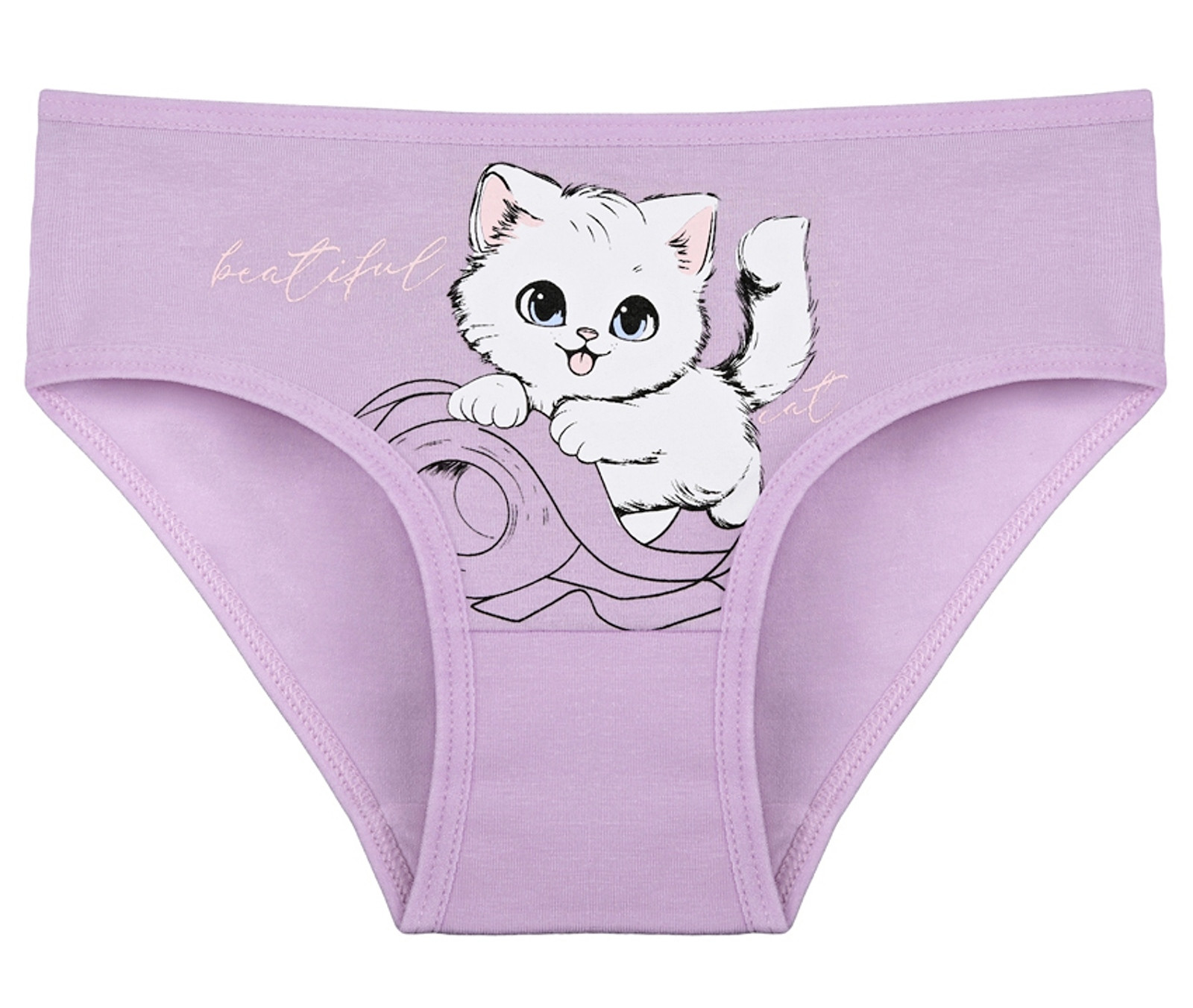 Detské nohavičky Mačička Farba: Violet, Veľkosť: 4/5