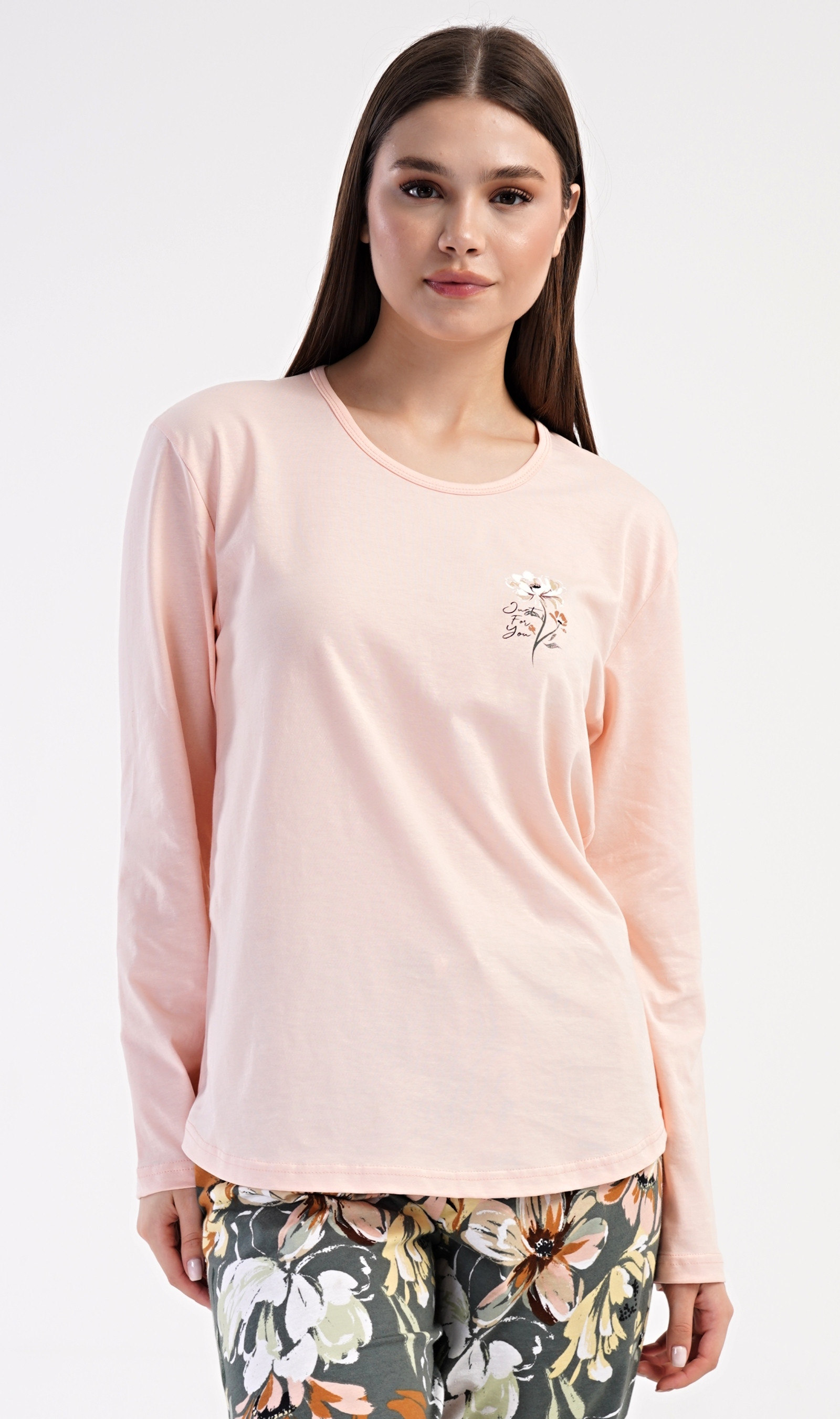 Dámske pyžamo dlhé Mariana Farba: Ružová - svetlo, Veľkosť: 2XL