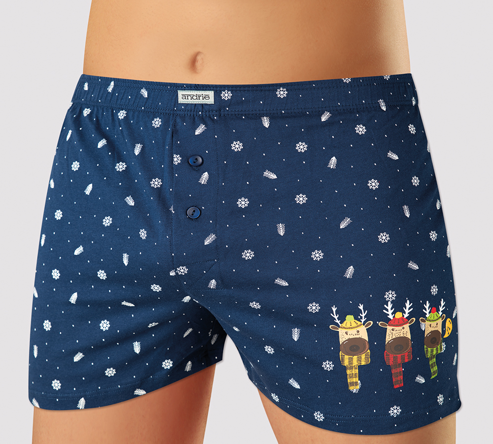 Trenírky Andrie PS 5911 Farba: Modrá - tmavo, Veľkosť: 2XL