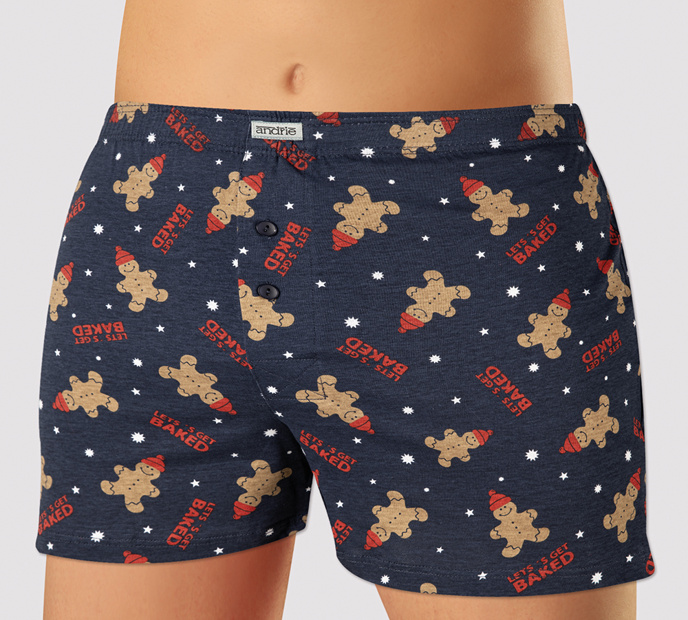 Trenírky Andrie PS 5934 Farba: Modrá - tmavo, Veľkosť: 3XL