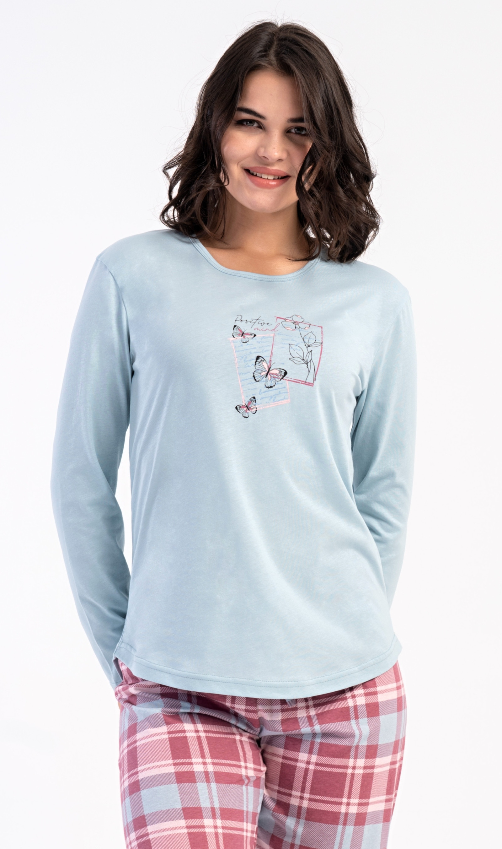 Dámske pyžamo dlhé Charlotte Farba: Ružová, Veľkosť: S