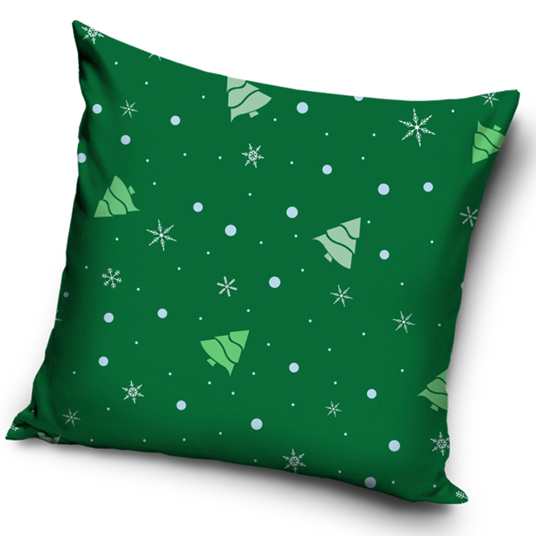 Dekoračný vankúšik Zelené Vianoce