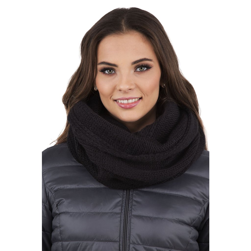 Šál Vivisence 7103 - výpredaj Farba: Čierna, Veľkosť: UNI