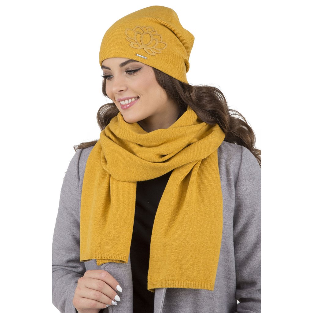Šál Vivisence 7102 - výpredaj Farba: Žltá, Veľkosť: UNI