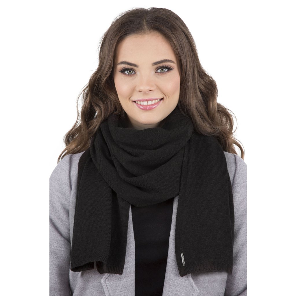 Šál Vivisence 7102 - výpredaj Farba: Čierna, Veľkosť: UNI