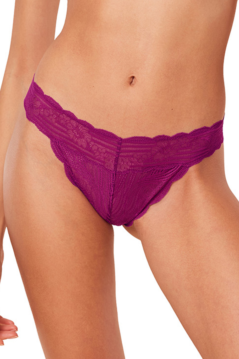 Brazilky Triumph 10215908 Lift Smart Highleg Brazilian EX Farba: Violet, Veľkosť: S