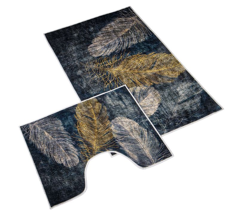 Kúpeľňová a WC predložka Pierko 3D