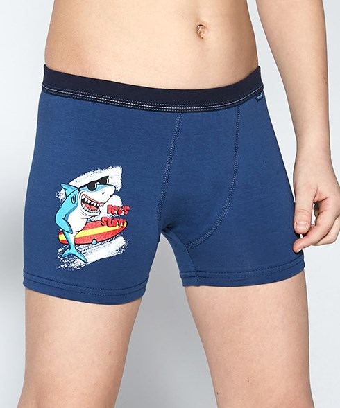 Chlapčenské boxerky Cornette 701/105 "SURF 3" Kids Farba: Modrá, Veľkosť: 86-92