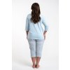 115154 5 damske pyzamo italian fashion salli r 3 4 sp 3 4 velikost s barva modra