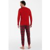 115520 2 panske pyzamo italian fashion narwik dl r dl sp velikost m barva cervena