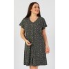 Dámske domáce šaty s krátkym rukávom Daniela