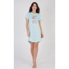 Dámska nočná košeľa s krátkym rukávom Botanical