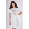 Dámska nočná košeľa s krátkym rukávom Botanical