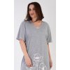 Dámska nočná košeľa s krátkym rukávom Leona