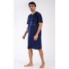 Pánska nočná košeľa s krátkym rukávom Regata