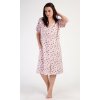 Dámske domáce šaty s krátkym rukávom Olivia