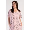 Dámske domáce šaty s krátkym rukávom Olivia