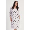 Dámske domáce šaty s trojštvrťovým rukávom Puntík