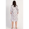 Dámske domáce šaty s trojštvrťovým rukávom Puntík