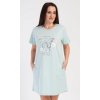 Dámske domáce šaty s krátkym rukávom Motýľ