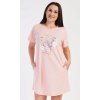 Dámske domáce šaty s krátkym rukávom Motýľ