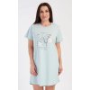 Dámske domáce šaty s krátkym rukávom Motýľ