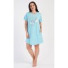Dámske domáce šaty s krátkym rukávom Motýľ