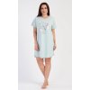 Dámske domáce šaty s krátkym rukávom Motýľ