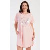 Dámske domáce šaty s krátkym rukávom Motýľ