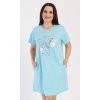 Dámske domáce šaty s krátkym rukávom Motýľ