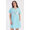 Dámske domáce šaty s krátkym rukávom Motýľ