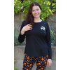 140084 5 damske pyzamo dlouhe halloween