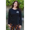 140084 6 damske pyzamo dlouhe halloween