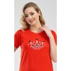 Dámska nočná košeľa s krátkym rukávom Koruna