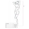 Passion ECO BS009 black - Bodystocking