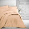 Hotelové obliečky atlas grádl 22mm prúžok 140x200, 70x90cm marhuľové