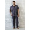 149467 4 panske pyzamo italian fashion ricardo kr r dl sp velikost l barva modra tmave
